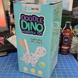 Skywin Doodle Dino Washable w Washable Markers Toy New in Box